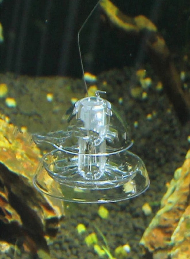 Caylingdee Snail Catcher Plastic Aquarium Snail Trap Snail Box with Fishing Line and Sucker for Aquarium Fish Tank - Image 4